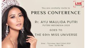 Inilah 9 potret ayu maulida, pemenang puteri indonesia 2020 yang anggun dan memesona. Live Press Conference Rr Ayu Maulida Putri Puteri Indonesia 2020 Youtube