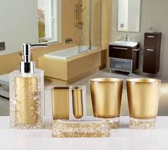 These sleek canister apothecary jars store needed vanity staples and. Crystal Bathroom Decor House Decor Interior