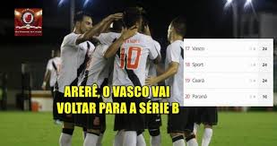 A vitória de 1 a 0 do sport sobre o ceará definiu o primeiro rebaixado da série a do brasileiro. Vasco Entra No Z4 E Rivais Nao Perdoam Nos Memes Fotos R7 Futebol