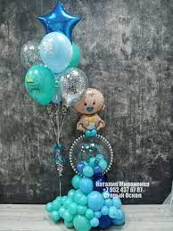 Pin By Chiliprazdnik Vozdushnye Sha On Vypiska Baby Shower Balloons Balloon Decorations Party Creative Baby Shower Themes