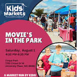Kids Market at University Place Movies in the Park