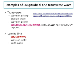 The compressed air in longitudinal waves corresponds to the crest, while the rarefied air corresponds to the trough. Review Properties Of Waves 1 2 3 4