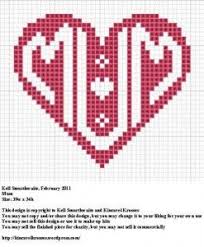 mums the word to stitch cross stitch heart cross stitch