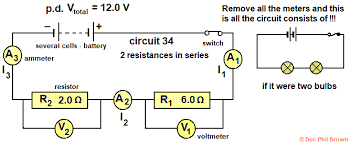 In electronic circuits, resistors are used to reduce current flow, adjust signal levels, to divide voltages, bias active elements, and terminate transmission lines, among other uses. Comparing Series Parallel Circuits Explaining Diagrams Measurements Calculations Of P D Resistance Current V Ir Igcse Gcse 9 1 Physics Revision Notes