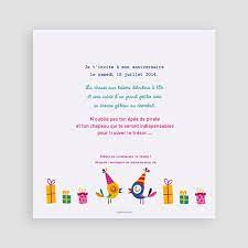 Aucun article physique ne sera expédié. Invitation Anniversaire 4 Ans Fille Et Garcon Echantillon Offert Carteland