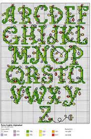 Looking for nautical abc cross stitch designs and patterns to download? Christmas Lights Alphabet Cross Stitch Fonts Cross Stitch Cross Stitch Alphabet Patterns