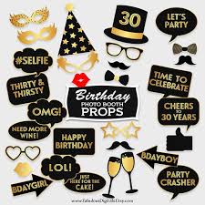 30th Birthday Photo Booth Props Printable 30th Birthday Photo Booth Props Printable Photo Booth Party Props Diy Print Printable Pdf Instant Download Gwr Photo Booth Party Props Birthday Photo Booths Party Props