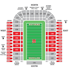 rutgers football seating chart elcho table