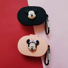 3d Cartoon Earphone Cover For Redmi Airdots Case With Hook Cute Protection Frame With Keychain For Mi Airdots Earphone Cases Earphone Case Gadget Case Case