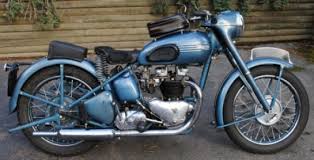 Image result for Blue 1952 Motorcycle