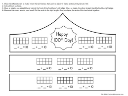 Use these hands to count to 100 by 5s. 100th Day Of School