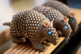 Sewing Pattern For Armadillo Adorable Armadillo Pattern Weave Away Ginger Clover E Is Animal Knitting Patterns Armadillo Stuffed Animal Patterns