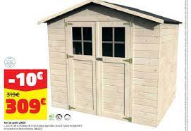 offre abri de jardin lodeo chez bricorama