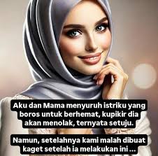 2)."Kes4mbet apa sih istrimu itu, sampai berani bicara begitu? Seumur hidup  baru kali ini Mama hanya makan sambal terasi sama tempe goreng," umpat Mama  kesal begitu usai makan, sembari berjalan ke ruang