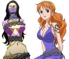 Nami And Robin Chained Up By Jasondlato On Deviantart Robin One Piece Princess Zelda