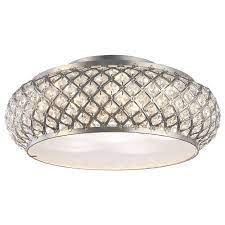 Brushed nickel led round flushmount, brushed nickel. Home Decorators Collection Winvian 6 Light Brushed Stainless Steel Led Flushmount Ceiling The Home Depot Canada