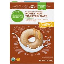 Simple Truth Organic Honey Nut Toasted Oat Cereal 12 2 Oz Vitacost