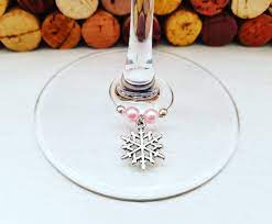 Baby Feet Baby Shower Favors Girl Wine Charm Favors Pink Etsy Wine Charms Pink Baby Shower Decorations Baby Shower Favors Girl