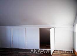 See more ideas about slanted walls, attic rooms, attic renovation. Hidden Door Knee Wall Ana White