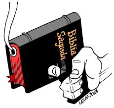 Resultado de imagem para Charge de Bolsonaro bíblico