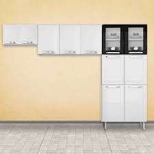 Encontre a cozinha modulada perfeita para a sua casa! Cozinha Modulada 3 Pecas 11 Portas Em Aco Criativa Itatiaia
