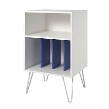 Novogratz concord turntable stand white. White Blue Novogratz 1324817com Concord Turntable Stand Home Home Entertainment Furniture Urbytus Com