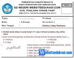 Ditulis oleh jurnal edukasia kamis, 05 november 2020 tambah komentar. Soal Ph Uh Pai Kelas 6 Semester 2 K13 Revisi 2018 Siswasiana