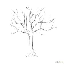 How To Draw A Cherry Tree Tree Drawing Tree Drawing Simple Tree Sketches