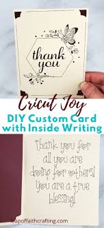 In this video, i will show you how to use free images to make a custom card from scratch. How To Make A Custom Cricut Joy Card Template Joy Cards Cricut Cards Card Sentiments