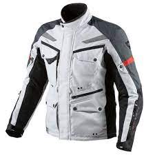 Rev It Outback White Motorcycle Jacket Jackets Motorbike Jackets
