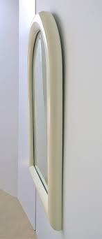 Love the chic look of this arched top mirror, it really adds to the space/decor. Pierre Cardin Attributed Arched Wall Mirror Newly Lacquered Wood In Off White For Sale At 1stdibs