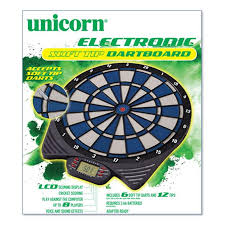 Комплект для игры в дартс «harrows let's play darts». Unicorn Electronic Soft Tip Dart Board Dart Boards Sportsdirect Com