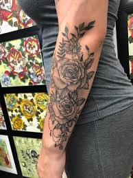 Rose Tattoo Tattoos For Women Half Sleeve Girl Half Sleeve Tattoos Rose Tattoo Sleeve