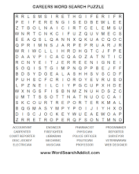 Careers Printable Word Search Puzzle Word Search Puzzle Word Search Puzzles Printables Word Puzzles