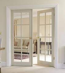 Interior door hinged double leaf door / bim support. Doors Living Room Door Internal Glass Doors French Doors Interior