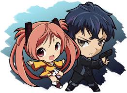 Chibi Enju And Rentaro Black Bullet Chibi Anime Characters
