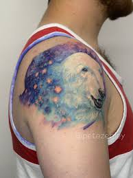 Polar Bear Tattoo By Pete Zebley At Central Tattoo Studio In Philadelphia Pa Polar Bear Tattoo Bear Tattoo Tattoo Studio