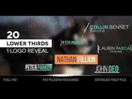 Free lower thirds after effects. Lower Third Templates Simple Lower Thirds After Effects Lower Thirds After Effects Template Youtube