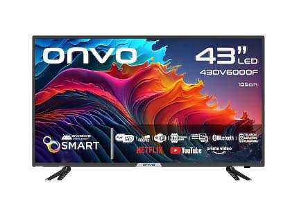 شاشة ONVO 43OV6000UQ 43" QLED أندرويد