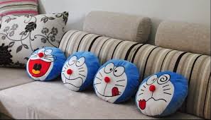 Cuscini Doraemon Pillow Home Pola Flanel Bantal Kain Flanel