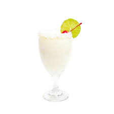 There's a blue rocking chair sitting in the sand weathered by the storms . Key Lime Colada Recipe Blue Chair Bay Rum