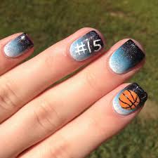 Kidsbasketballgames Volleyball Nails Basketball Nail Designs Sports Nails