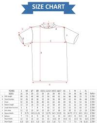 Sports Shirt Size Chart Professional Uniform Ashar