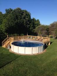 Wood decks require some height off the ground so its structure can be built and. 220 Above Ground Pool Decks Ideas Above Ground Pool Decks Pool Decks Above Ground Pool