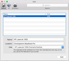 تنزيل طابعة الجديدة والمميزة برنامج التشغيل hp laserjet p1005 مجانا المتوفر لنظام التشغيل المكتشف. Domeheid How To Install An Hp Laserjet 1000 Series Printer On A Mac