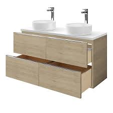 W ofercie sklepów castorama czeka na ciebie szeroki wybór mebli z serii imandra. Meuble Sous Vasque A Suspendre Goodhome Imandra Bois 120 Cm Castorama
