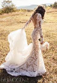 Fishtail Mermaid Long Sleeves With Sleeves Lace And Backless Wedding Dres Long Sleeve Wedding Dress Lace Wedding Dress Fishtail Wedding Dress Long Sleeve