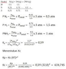 Dalam ruangan yang tekanannya 3 atm dipanaskan 0.5 mol gas. Dalam Ruangan Yang Tekanannya 3 Atm Dipanaskan 0 5 Mol Gas N Dan 1 5 Mol Gas H Pada Suhu 400 K Terjadi Reaksi Kesetimbangan N2 G 3h2 G 2nh3 G Ternyata Pada Saat Setimbang