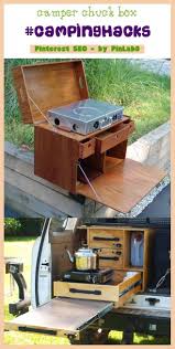 Chuck Box With Sink Camping Tips Camping Chuck Box Chuck Box Chuck Box Plans