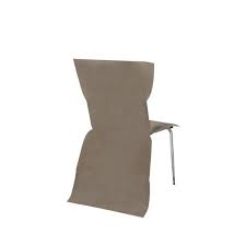 Housse de chaise pas cher pour mariage sur badaboum.fr, acheter vos housses de chaises jetables pour votre fête : 6 Housses De Chaise Taupe Pas Cher Decoration De Salle Mariage